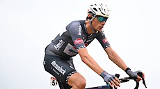 Oscar Riesebeek z týmu Alpecin-Deceuninck na závod� v Belgii.