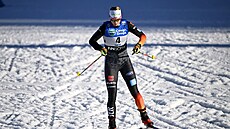 N�mka Victoria Carlová b�hem Sv�tového poháru v Lahti