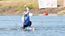 Poslední zábry Martina Fuksy na 500 metrové trati v Raicích.