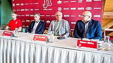 Na pedsezonní tiskové konferenci v roce 2022 pedstavil Volejbalový klub...