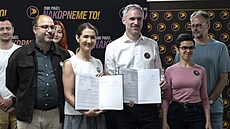 Piráti podepsali memorandum se Stranou zelených o spolupráci do podzimních...