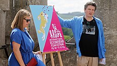 Poadatelé na vrcholu Brány Matky Boí v Jihlav odhalili oficiální plakát...