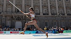 Tykaka Hanga Kleknerová na mistrovství Evropy drustev v Madridu.