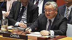 �ínský velvyslanec p�i OSN Fu Cchung (20. �ervna 2025)