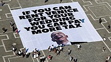 Ekologická organizace Greenpeace se v Benátkách pipojila k protestm proti...