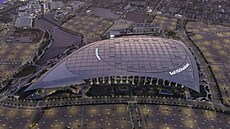 SoFi Stadium v Los Angeles.