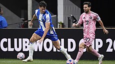 Lionel Messi z Interu Miami v utkání s Portem.