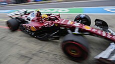Lewis Hamilton z Ferrari b�hem tréninku na Velkou cenu Rakouska