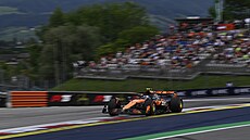 Oscar Piastri z McLarenu b�hem tréninku na Velkou cenu Rakouska