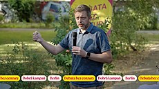 Vít Raku�an debatoval s �echy v Berlín�. Kritizoval hrani�ní kontroly