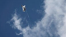 Stíhací letoun Lockheed Martin F-35A p�i exhibi�ním letu na 55. Pa�í�ské...