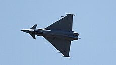 Eurofighter Typhoon n�meckého letectva p�i exhibici na leto�ní Pa�í�ské letecké...