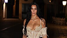 Kim Kardashianová - tetí den svatby miliardáe Jeffa Bezose a novináky Lauren...