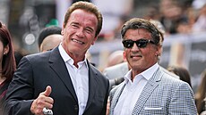 Arnold Schwarzenegger a Sylvester Stallone (Los Angeles, 28. �ervna 2015)