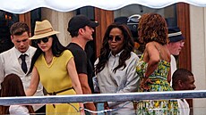 Orlando Bloom a Oprah Winfreyová - druhý den svatby miliardáe Jeffa Bezose a...