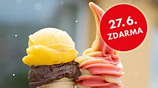 Zmrzlina za vysvdení 27. 6. 2025 zdarma v Ovocném Svtozoru