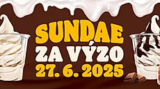 Zmrzlina 27. 6. zdarma za vysvdení v Burger King (NC Fénix)