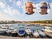 Obchodní partnei. Podnikatel Alex Burkov (vpravo) zmizel, jeho známý Anton...