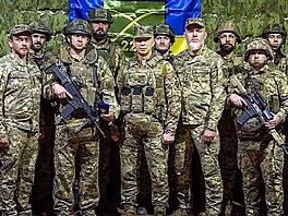 Hlavní velitel ukrajinských ozbrojených sil, generál Oleksandr Syrskyj na...