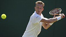 Ji�í Lehe�ka v prvním kole Wimbledonu.