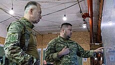 Hlavní velitel ukrajinských ozbrojených sil, generál Oleksandr Syrskyj na...