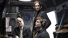 Vicky Kriepsová, Philip Seymour Hoffman (vlevo) a Daniel Brühl ve filmu...
