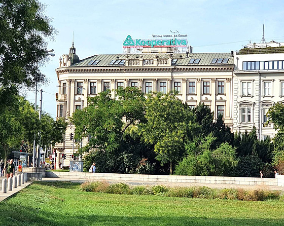 Rodný dm skladatele Ericha Wolfganga Korngolda se nachází na rohu ulic Kolit...