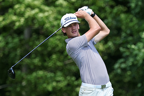 Golfista Petr Hrubý na turnaji John Deere Classic v Silvisu