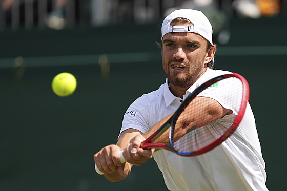 Tomá Machá ve druhém kole Wimbledonu