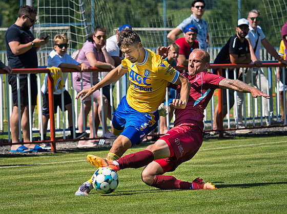 Modrá, 4. 7. 2025, fotbalová píprava FK Teplice - Viagem Ústí nad Labem. Filip...
