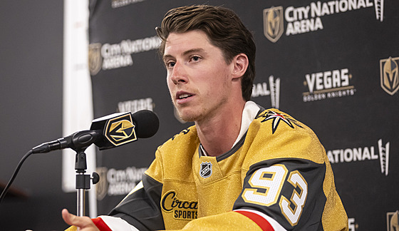 Hokejový útoník Mitch Marner je novou hvzdou Vegas Golden Knights, pestoupil...