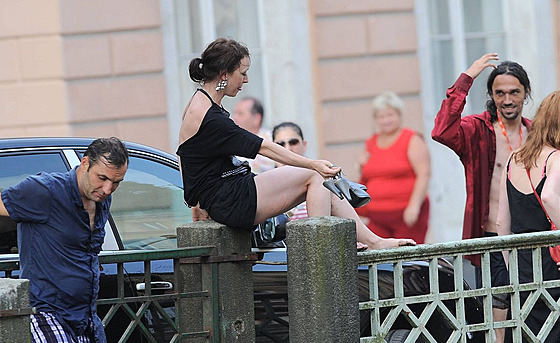 Jií Macháek a Tatiana Dyková ve Varech (2010)