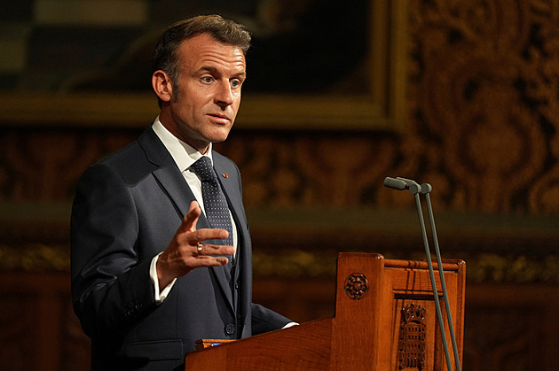Evropa nikdy neopustí Ukrajinu, budeme bojovat do poslední minuty, řekl Macron