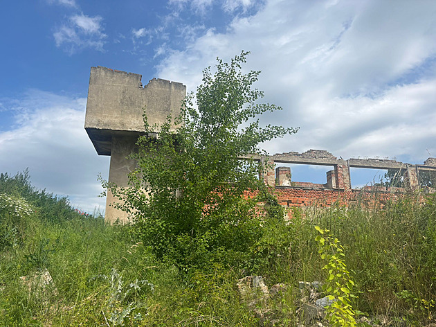 Bývalá kaolinka na severu Jesenicka.
