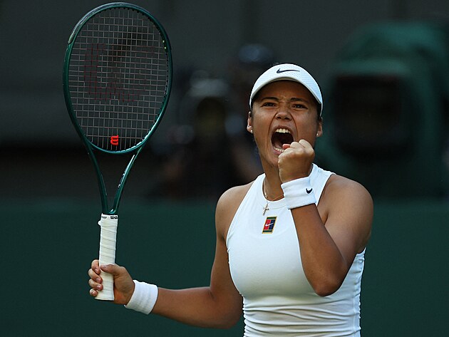 Emma Raducanuov slav poveden der ve druhm kole Wimbledonu.
