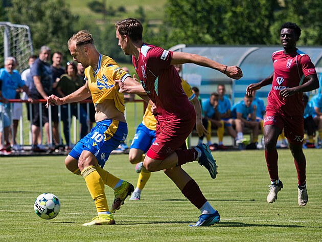 Modr, 4. 7. 2025, fotbalov pprava FK Teplice - Viagem st nad Labem. Matj...