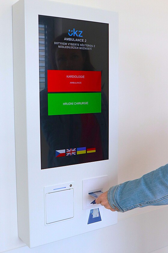 Identifikan Kiosek v Masarykov nemocnici v st nad Labem