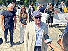 Americký herec a producent Michael Douglas je v Karlových Varech