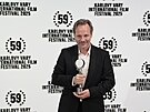 Cenu prezidenta MFF Karlovy Vary p�evzal herec Peter Sarsgaard. (4. �ervence...