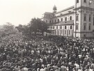 Nrodn pou Velehrad, 5. ervence 1985. astnilo se pes 100 tisc lid....