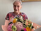 Marie Novkov ze Zlna, oslava 104 let.
