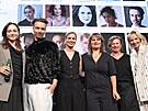 Záb�r z debaty o herecké sebeprezentaci a p�edstavení nové platformy Talentmap...