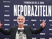 Ivan Trojan na tiskovce k filmu Neporazitelní (8. ervence 2025).