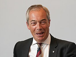 Nigel Farage (7. �ervence 2025)