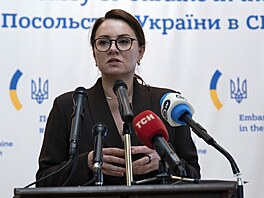 Ukrajinská ministryn hospodáství a první místopedsedkyn vlády Julija...