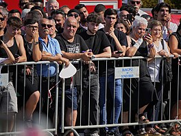 Poheb portugalského fotbalisty Dioga Joty v Gondomaru