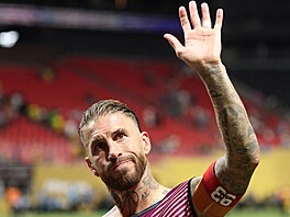 �pan�lský stoper Sergio Ramos z Monterrey se lou�í s MS klub�.