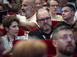Martha Issová a David Ondíek na festivalovém uvedení filmu Sbormistr (6....