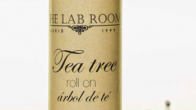 The Lab, Room Tea Tree roll-on, rostlinn koncentrt z ajovnku a levandule, s antiseptickm a dezinfeknm inkem, i jako prodn repelent, cena 690 K