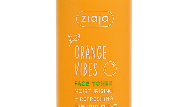 Orange vibes, hydratan a energizujc pleov tonikum ve spreji, 98% prodnch sloek, vegan, cena 100 K